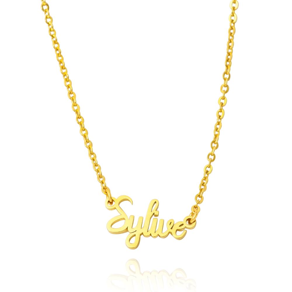 Personalized cursive name necklace  LUMINESSA JEWELRY